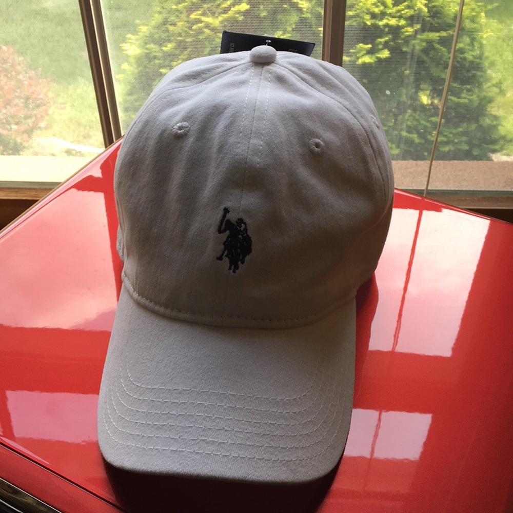 White Polo Baseball Dad Cap Hat